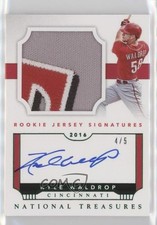 2016 Panini National Treasures Green 4/5 Kyle Waldrop #RJSV-KW Auto 0q5
