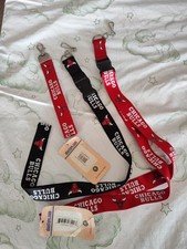 3 Chicago Bulls Lanyard - Breakaway with Key Ring