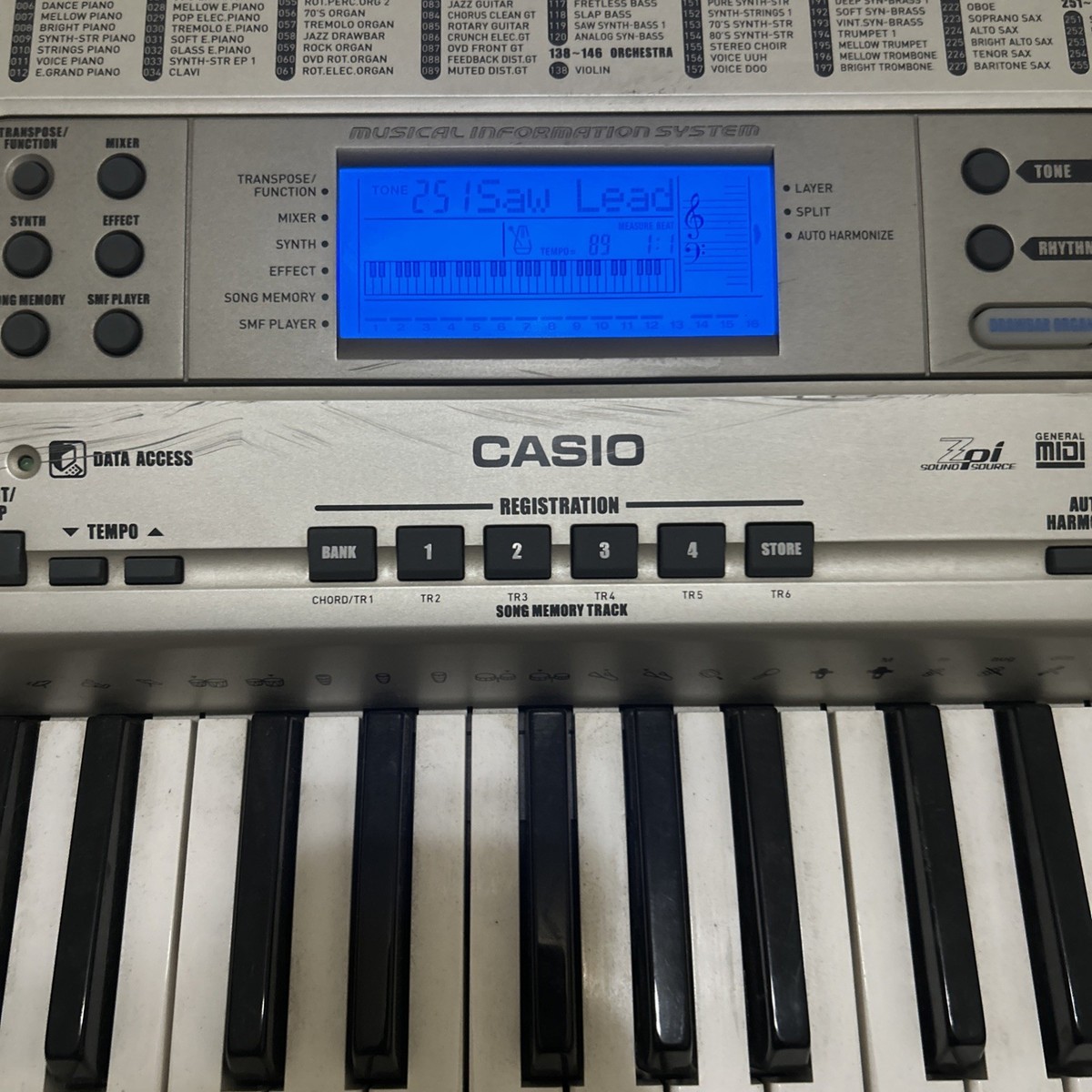 動作確認✨スタンド付✨CASIO✨カシオ✨電子キーボード✨CTK-900 清掃済 CASIO CTK-900 60 keyboard Keyboard Synthesizer Rare Used end
