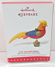 Hallmark Keepsake Ornament FIVE GOLDEN RINGS ...