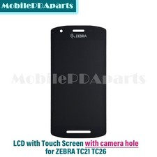 LCD Digitizer with Touch Screen with camera hole for Zebra TC21 TC26