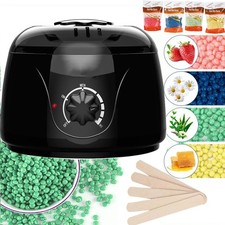 Professional Wax Heater Warmer Hair Removal Depilatory Waxing Kit 400G Beans