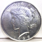 1925 P Silver Peace $1 Dollar