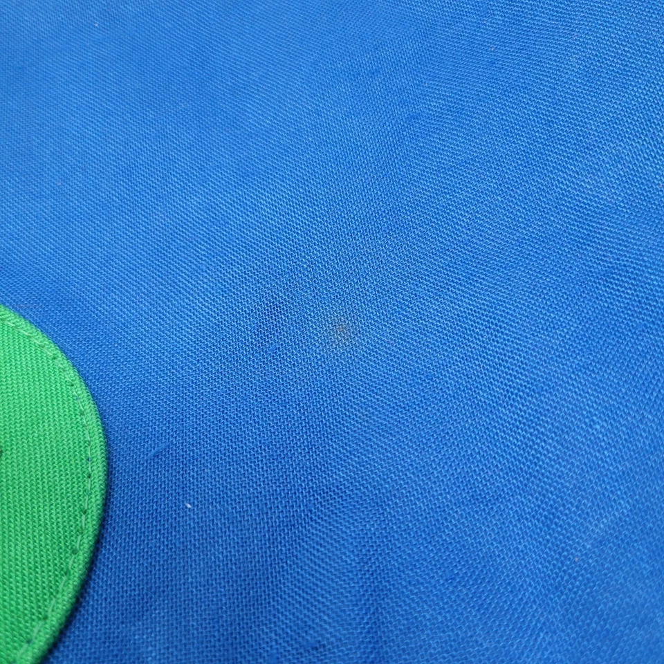 Bolso de Pañales Bebé Vintage Años 80 Oso Globos Colores Primarios Azul 16x19 Mediano Foto 4 de 4