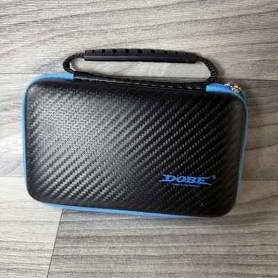 DOBE Hard Shell Carrying Case for Nintendo DS DSi 3DS Console Black & Blue