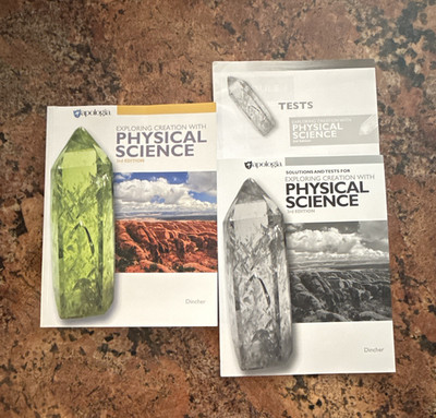 Apologia Exploring Creation w/ Physical Science 3rd Ed PB + Solutions & Tests