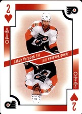 2017-18 O-Pee-Chee Playing Cards #2H Jakub Voracek - HKY