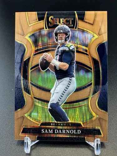 Panini 2025 Select Concourse Sam Darnold #13 Copper Shock Prizm /899 Seahawks