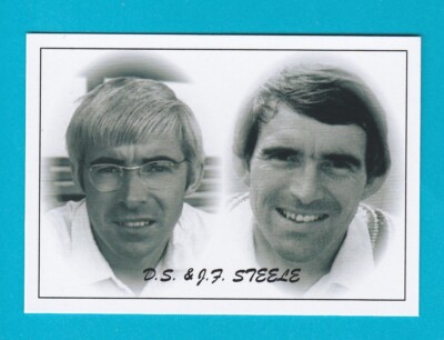 CRICKETERS - THE STEELES OF LEICS & NORTHANTS-J. F. SPORTING COLLECTIBLES - 2011
