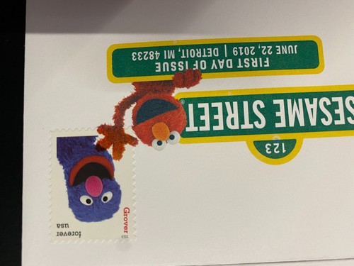 USPS First Day Of Issue Stamp 'Sesame Street', Qty 16, 2019Color Cancel - New - Picture 2 of 17