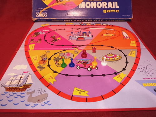 Vintage Parker Brothers 1960 Disneyland Monorail Game No. 853 Complete Read - Picture 3 of 13