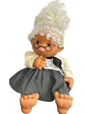 Vintage Thumb Sucking Baby Doll 80's 21  Grandma Granny Grammy Vicma