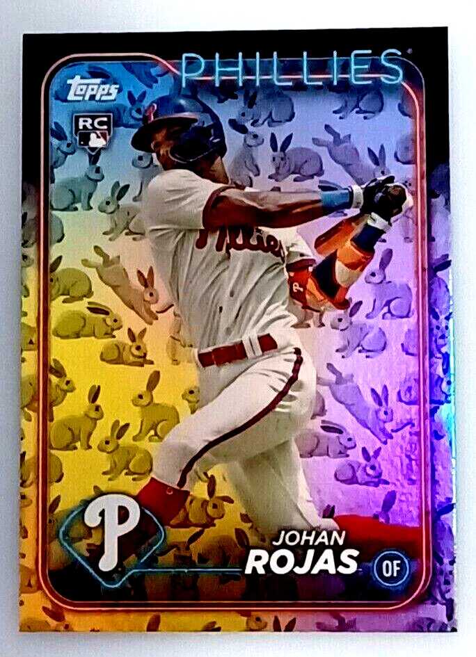 2024 TOPPS 💎Johan Rojas RC 🐰Easter Rabbit Parallel SSP #209 Phillies