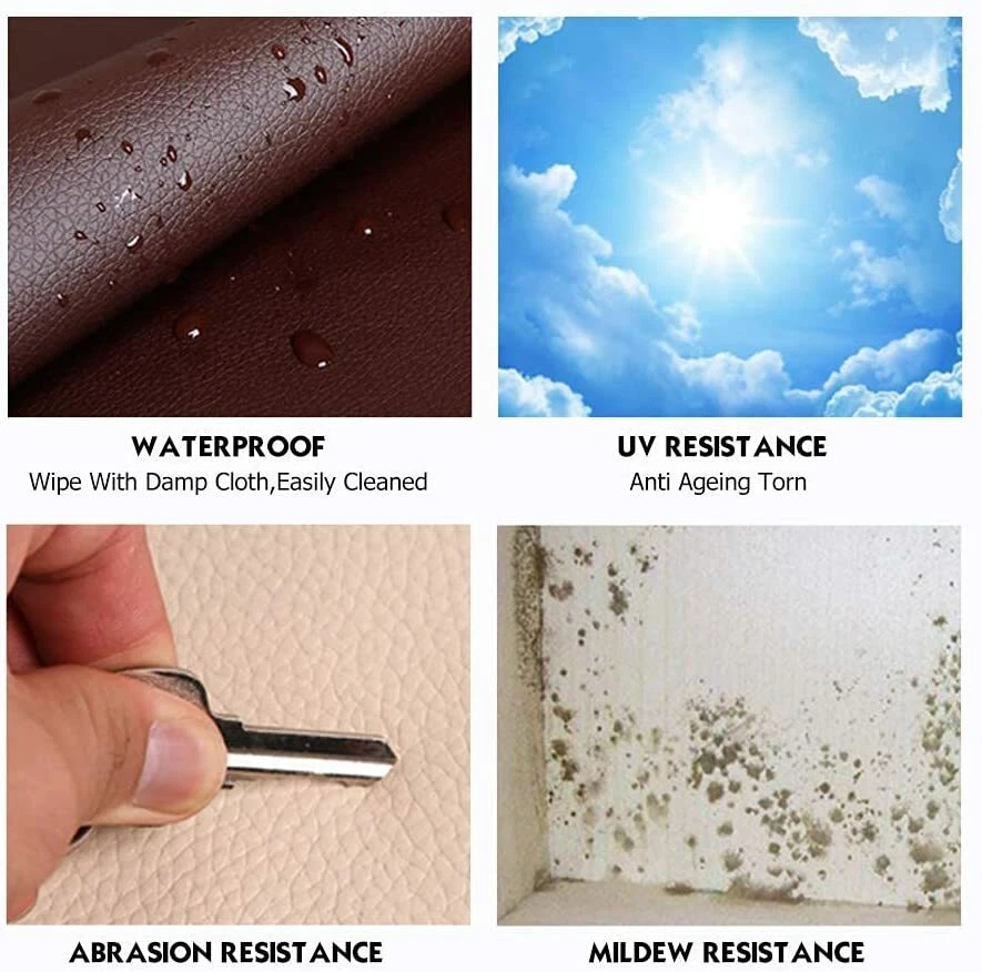 Auto Boat Seat Cover Marine Waterproof Vinyl Fabrics By the Yard Outdoor Leather - Image 4 of 4