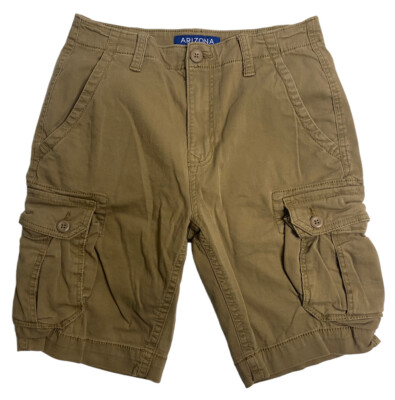 Arizona Cargo Shorts Mens Size 29 Mid Rise 6 Pockets Classic