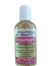 Hollywood Beauty Rosemary Oil 2 fl oz, All Hair Type, Unisex Hair Growth 
