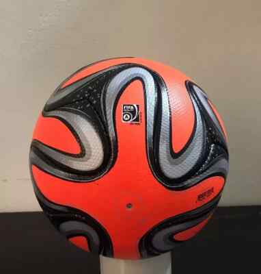 RARE Adidas Brazuca Orange Power Official Match Ball FIFA World
