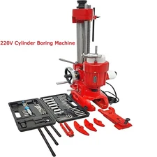 220V Cylinder Boring Machine, Honing Professional Mechanical for Reboring Engine