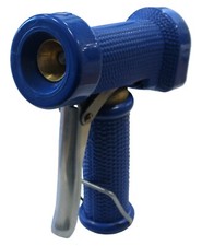 Blue Heavy Duty Water Wash Down Gun 1/2 BSP 25 Bar Adjustable Spray Jaymac
