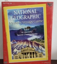 SEALED National Geographic Mystery Voyage Family Clue Solving Strategy Game 1997