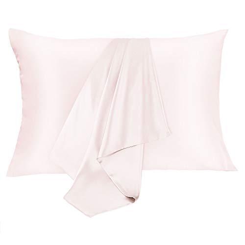 JOGJUE Silk Pillowcase for Hair and Skin 2 Pack 100% Mulberry Silk Bed-image