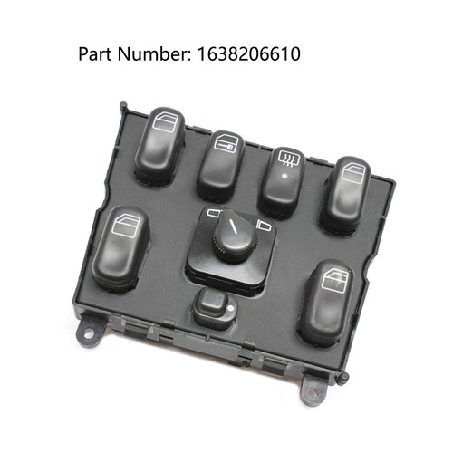Perfect Fit 8-Button Power Window & Mirror Switch – Center Console For Mercedes-Benz ML-Class 1998–2003