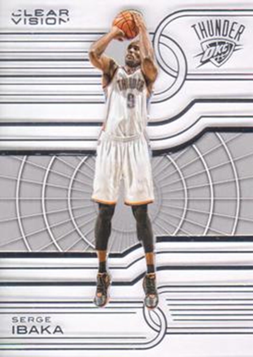 2015-16 Panini Clear Vision #48 Serge Ibaka Oklahoma City Thunder
