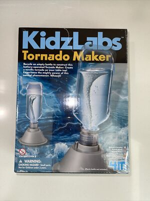 4M 5554 KidzLabs Tornado Maker Science Kit DIY Weather Cyclone Typhoon Hurric