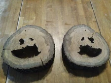 Black Oak Wood Cookie Smiles Unique Rare Pieces Epoxy Resin Projects 