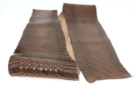 DAMLXV Monogram Print Elaphe Carinata Snake Skin Snakeskin Leather Hide - Image 4 of 4