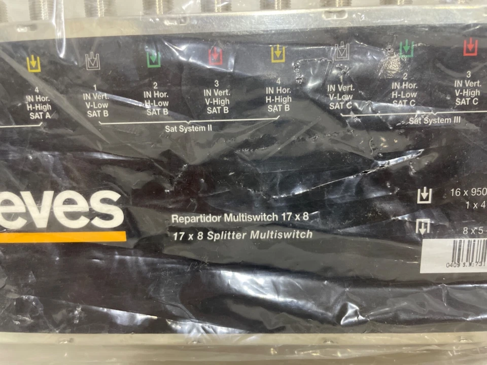 Televes 7311repartidor Multischalter 17x8 Splitter Multischalter - Bild 3 von 4