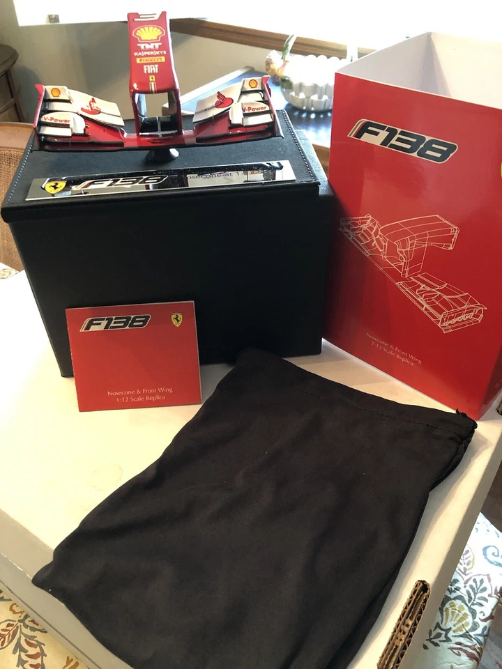 Mint Amalgam Ferrari  F138  1/12 Nosecone Fernando Alonso 2013 Rare F1 Display  - Image 2 of 4