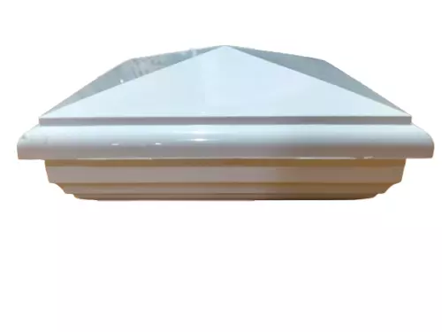 Fencing Cap New England Cover for 127mm 5 Inch Posts white 25 Pack PVC Post Caps - Picture 2 of 5