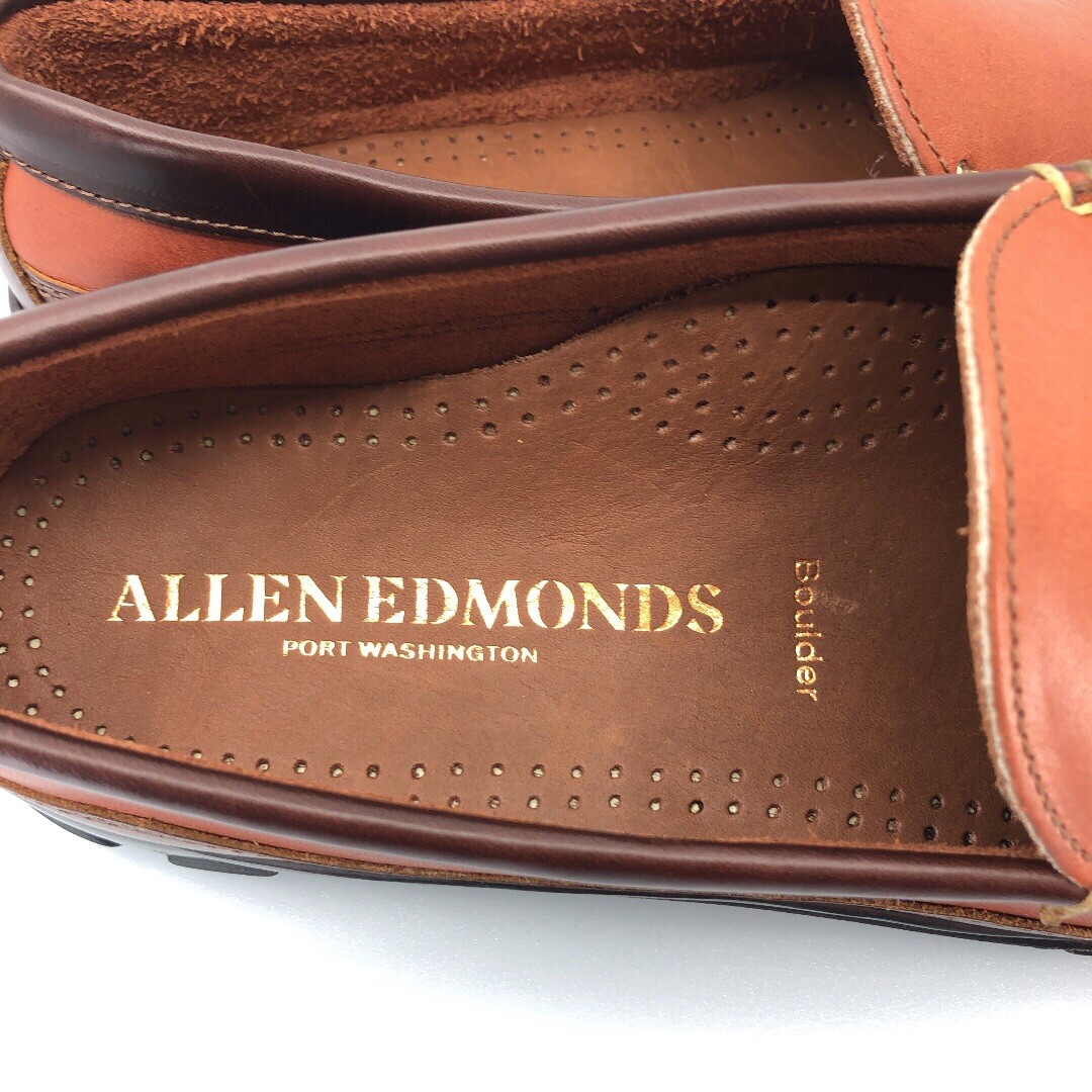 【早い者勝ち】【スピード発送】Allen Edmonds 77117 Allen Edmonds Boulder Port Washington Tan Size 8D Shoes new