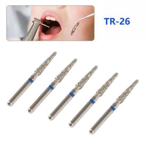 5 pcs Zahnarzt Diamant Bohrer Schleif Fräs Präparation Dental High speed Turbine - Bild 215 von 757