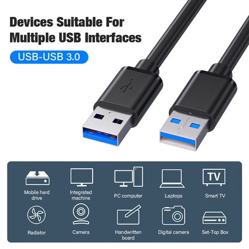 USB 3.0 Extension Cable USB 3.0 2.0 Extender Cord For Hard Disk Flash Drive Data - Picture 2 of 27