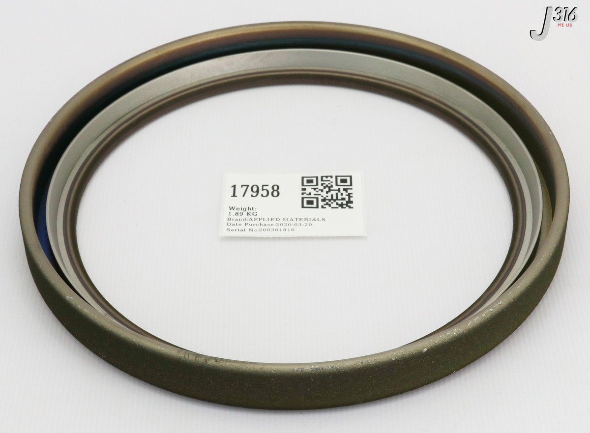 17958 APPLIED MATERIALS COVER RING SST 8