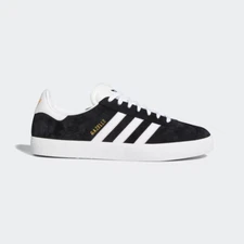 Adidas Originals Gazelle ADV Men's Athletic Shoe Black White Sneaker Trainer NEW