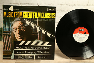 Bernard Herrman MUSIC FROM GREAT FILM CLASSICS LP Vinyl Soundtrack PFS 4213 VG+