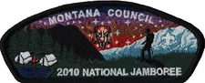 2010 Jamboree Montana Council MT JSP Black Bdr (AR1374)