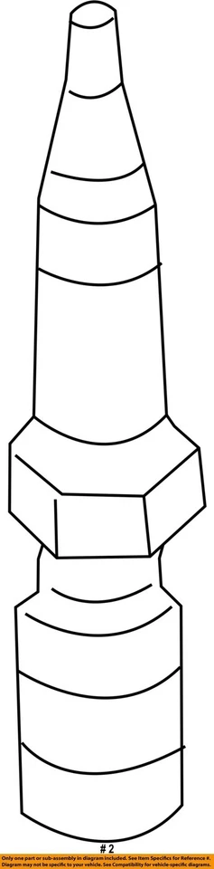 Dodge CHRYSLER OEM 2015 Durango 5.7L-V8 Ignition-Spark Plug SP143877AB - Image 2 of 2