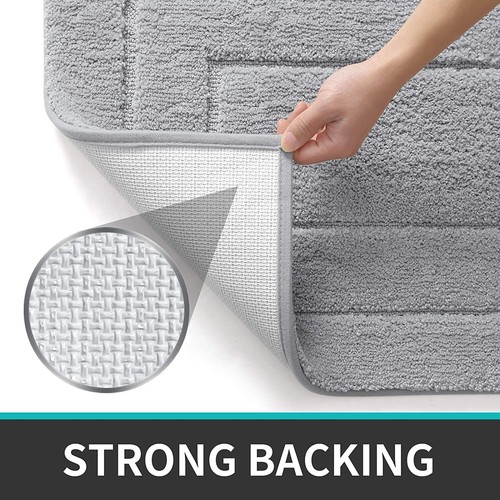 Bathroom Rug Mat, Extra Soft Absorbent Premium , Non-Slip Comfortable Carpet - Picture 26 of 61