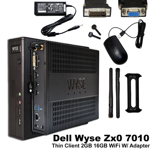Dell Wyse 7010 Thin Client AMD G-T52R 1.33GHz 2GB RAM 16GB SSD Citrix HDx RJ-45 - Picture 2 of 19