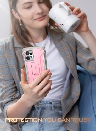 For Moto G Power 2023 Case | Poetic with Kickstand Built-in-Screen Rugged Cover - Picture 25 of 25