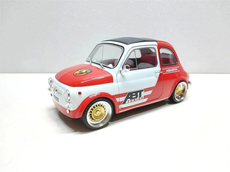 Fiat 500 L Abarth ABT Tuning del 1965 - 1/18 Artigianale base Solido - Immagine 3 di 4