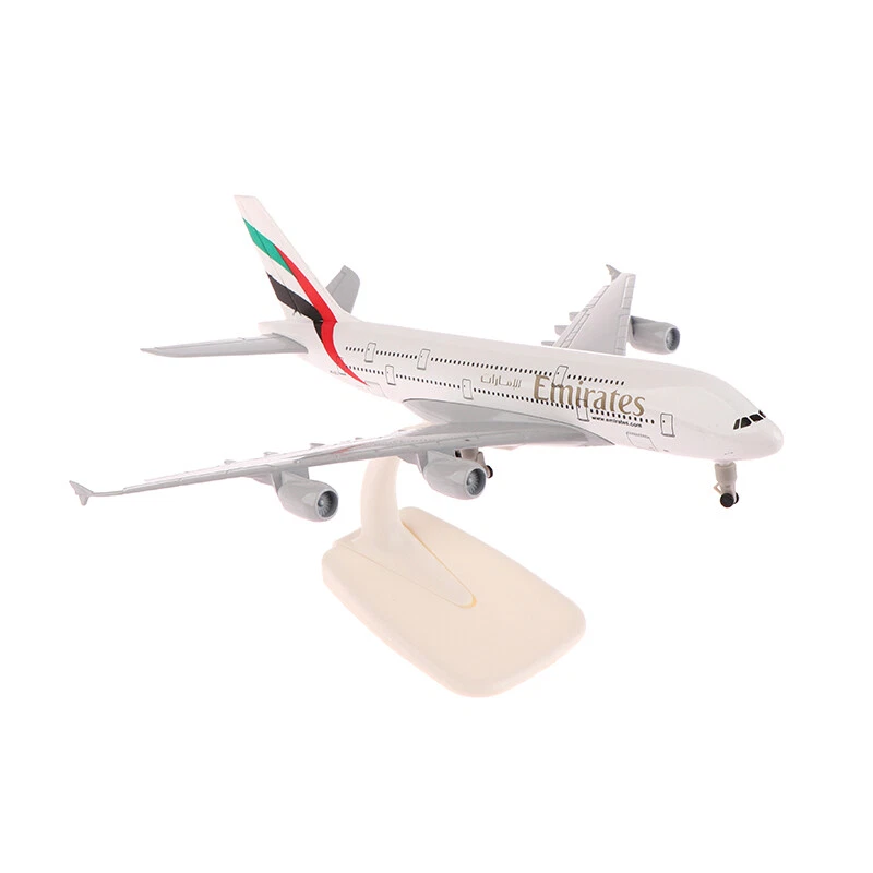 20 cm 1:200 Aircraft Model Emirates Airbus A380 Metal Replica Simulation Gift - image 2 of 4