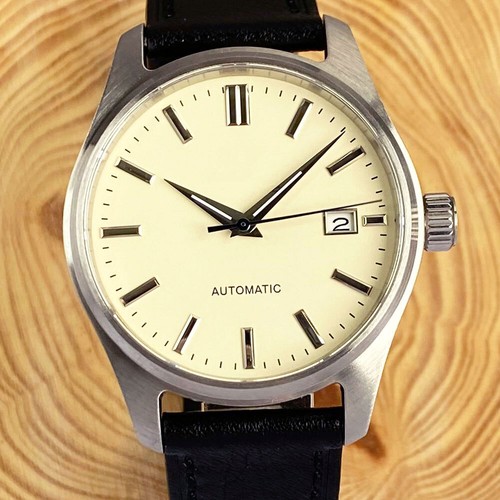 Reloj automático para hombre 20ATM Pilot 39MM cristal zafiro tandorio NH35A esfera negra - Imagen 3 de 18
