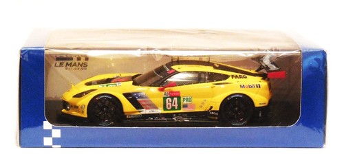 1/43 Spark S7031 Corvette C7.R # 64 Gavin / Milner / Fassler 2018 Le Mans 24 Hr
