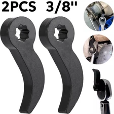 2PCS Pry Bar Wrench Adapter Head Crowbar Adapter 3/8" Ratchet Car Repairing Tool
