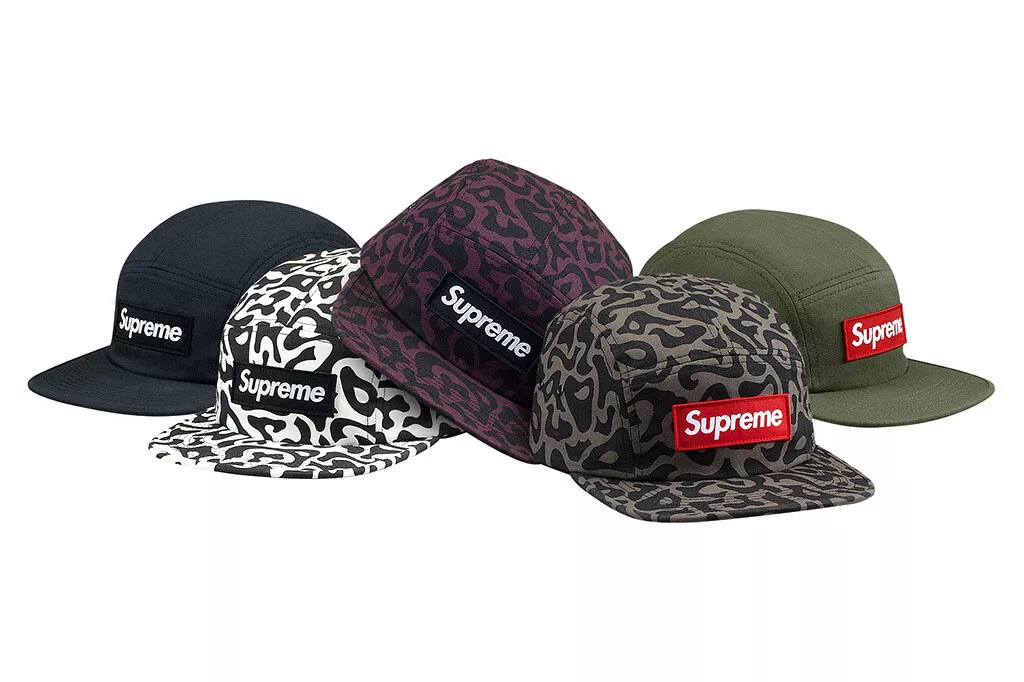 Supreme Pattern Print Camp Cap